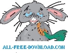 free vector Rabbit with Carrot 4