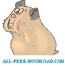 free vector Hamster Big Cheeks 1