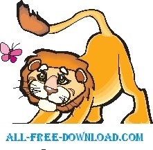 free vector Lion 17