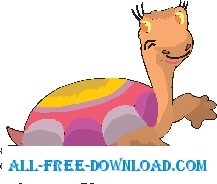 free vector Turtle Happy 2
