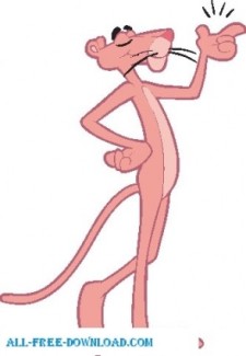 free vector Pink Panther 003