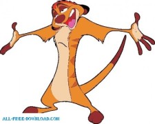 free vector The Lion King TIMON008
