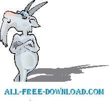 free vector Goat Stubborn