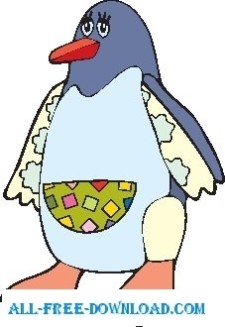 free vector Penguin 09