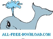 free vector Whale 16