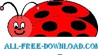 free vector Ladybug 12