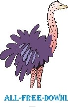 free vector Ostrich Stubbly