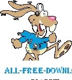 free vector Rabbit Jogging