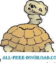 free vector Tortoise Rear