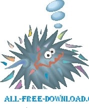 free vector Sea Urchin