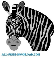 free vector Zebra 01