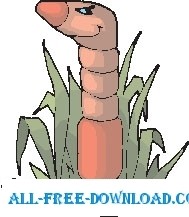 free vector Worm Sly