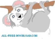 free vector Koala Smiling