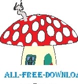 free vector Mushroom House 2