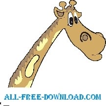 free vector Giraffe 11