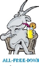 free vector Goat Drinking Lemonade