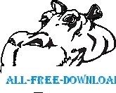 free vector Hippo 06
