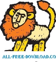 free vector Lion 16