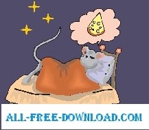 free vector Mouse Dreaming
