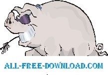 free vector Pig Cool