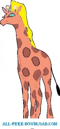 free vector Giraffe 10