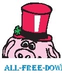 free vector Pig Wearing Hat 1