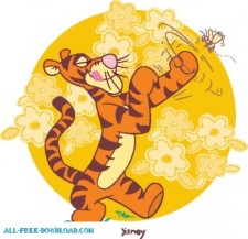 free vector Winnie the Pooh Tigg 022