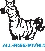 free vector Zebra 03