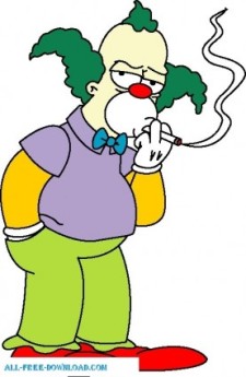 free vector Krusty the Clown 01 The Simpsons