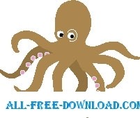 free vector Octopus 05