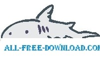 free vector Shark 09