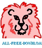 free vector Lion 11