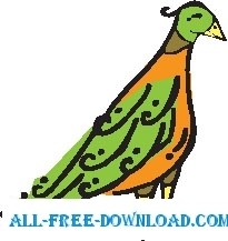 free vector Peacock 2