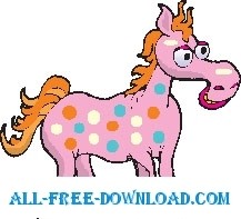 free vector Horse Spotted