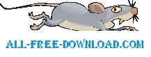 free vector Mouse Scared