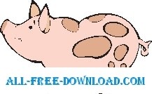 free vector Pig 29