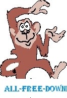 free vector Monkey Excited