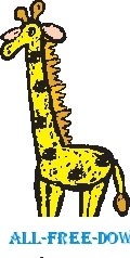 free vector Giraffe 18