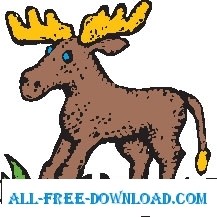 free vector Moose 9
