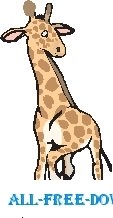 free vector Giraffe 17