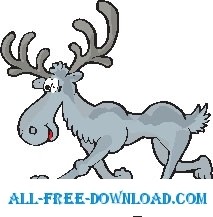 free vector Moose 8