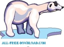 free vector Polar Bear 6