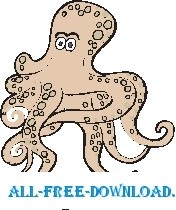 free vector Octopus 10