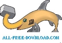 free vector Shark Hammerhead 2