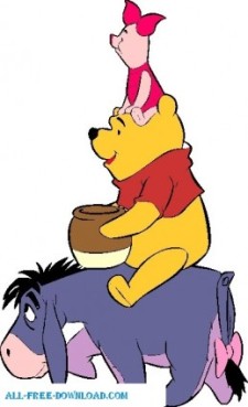 free vector Winnie the Pooh Eeyo 002