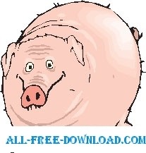 free vector Pig 27