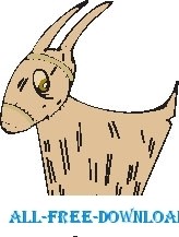 free vector Goat 8