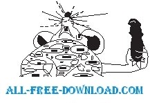free vector Mouse Sleeping 1