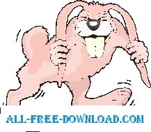 free vector Rabbit Goofy