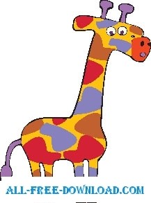 free vector Giraffe 14